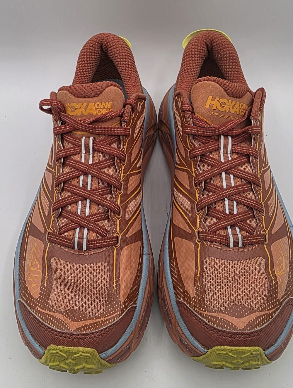 HOKA Mafate Speed 2 Baked Clay Orange Size 9 Sneakers Shoes Running Workout - Picture 9 of 16